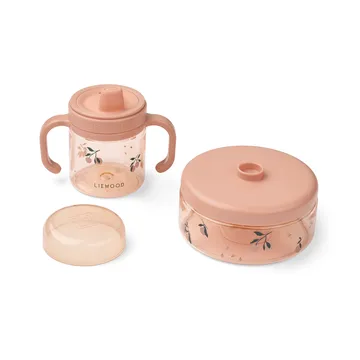 Beatrix kids dinner set 2 pieces - Peach-sea shell - Liewood