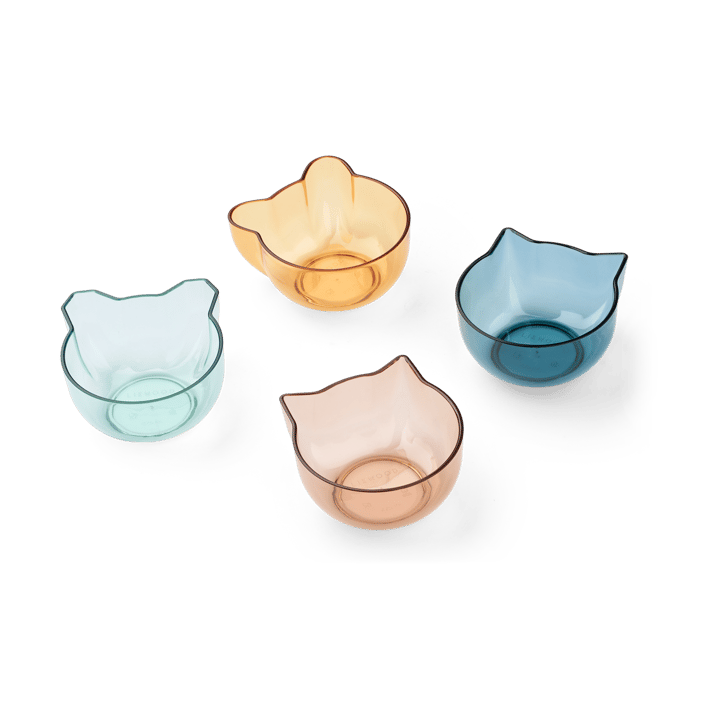 Berno Tritan bowl 27.5 cl 4 pieces - Indigo multi mix - Liewood