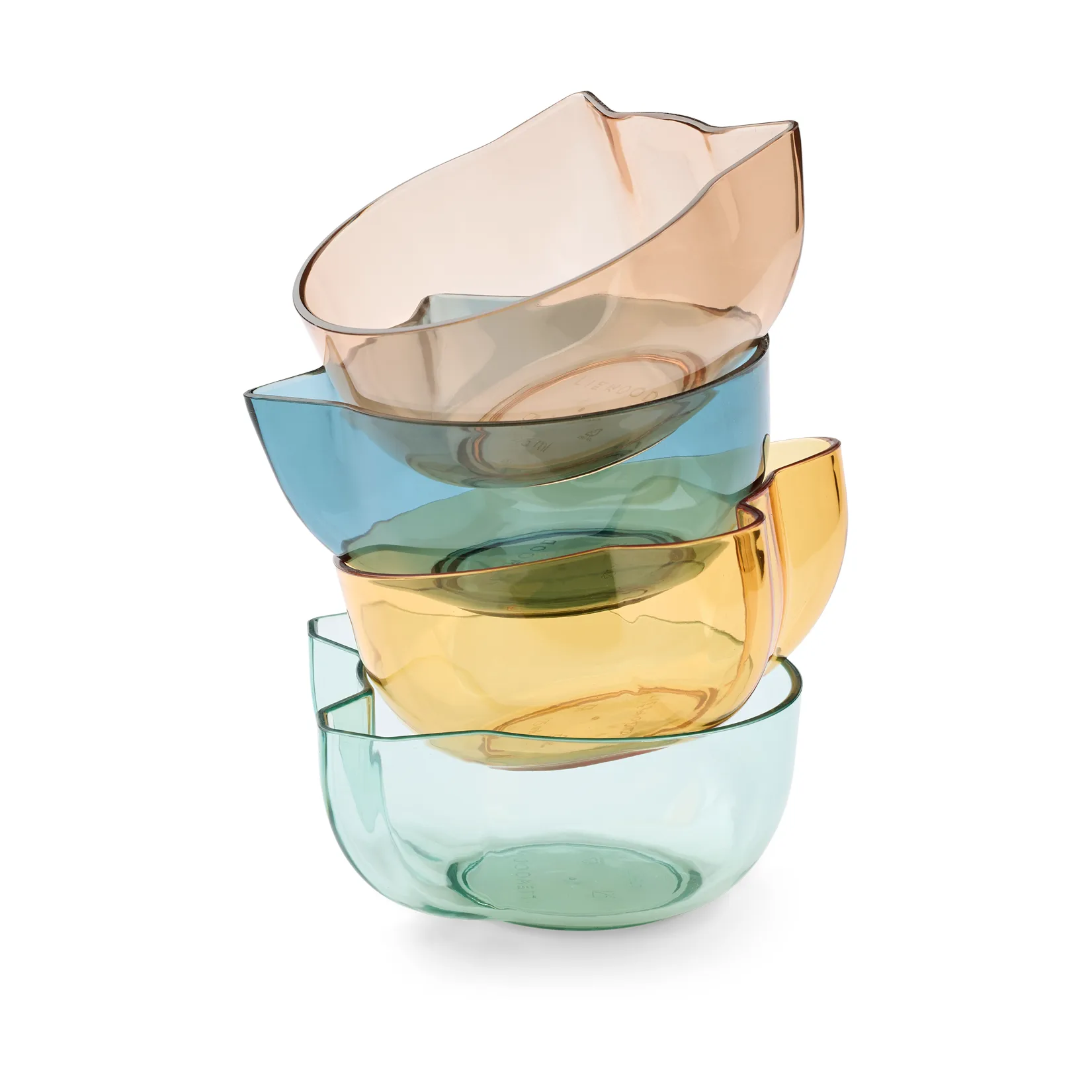 Berno Tritan bowl 27.5 cl 4 pieces, Indigo multi mix Liewood