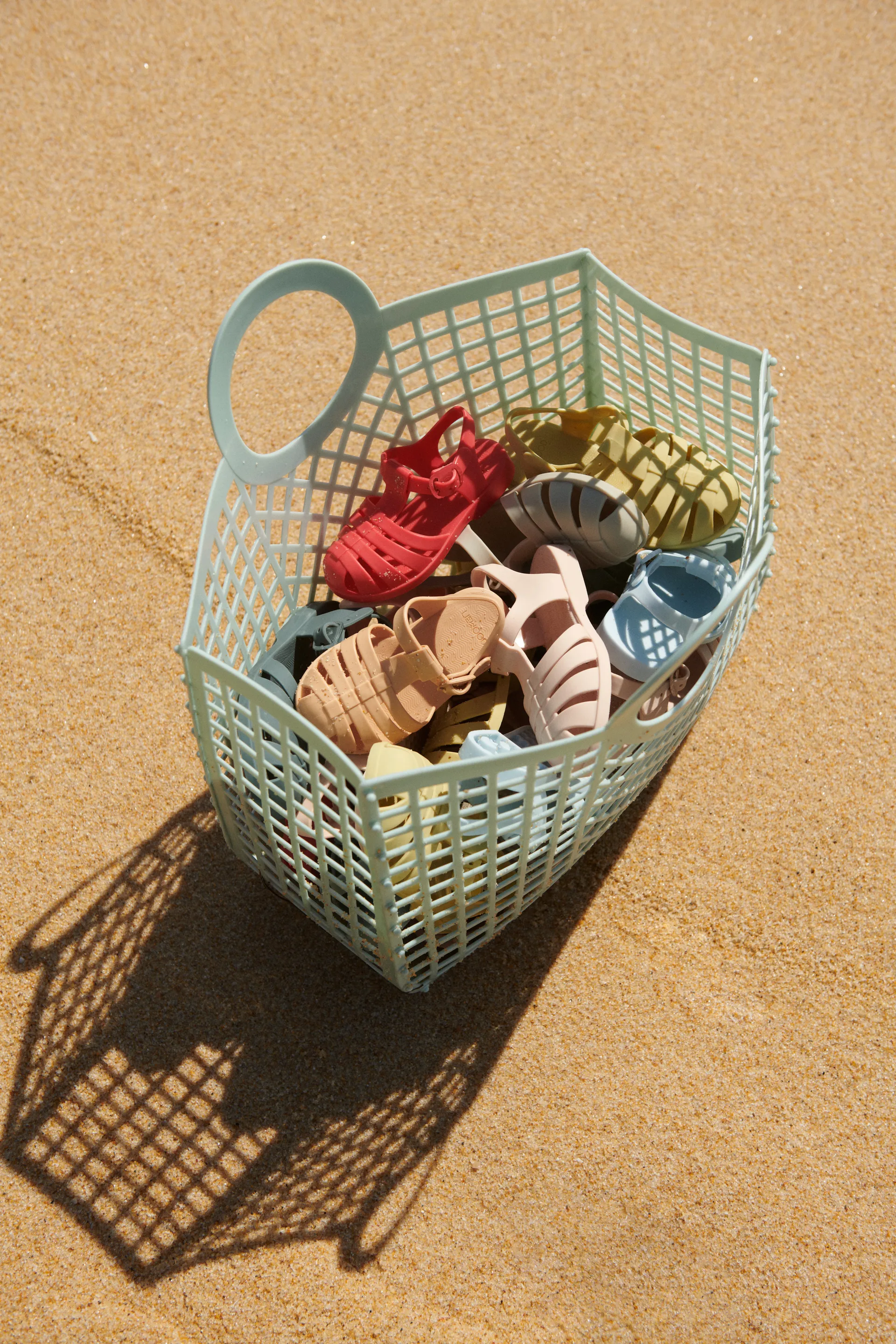 Bloom storage basket, Light Peppermint Liewood