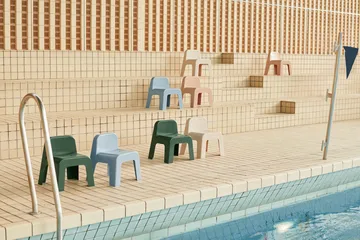 Chase barstool - Beach blue - Liewood