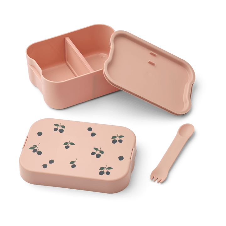 Chelsey printed lunchbox set 2 pieces, Berry-Pale Tuscany Liewood