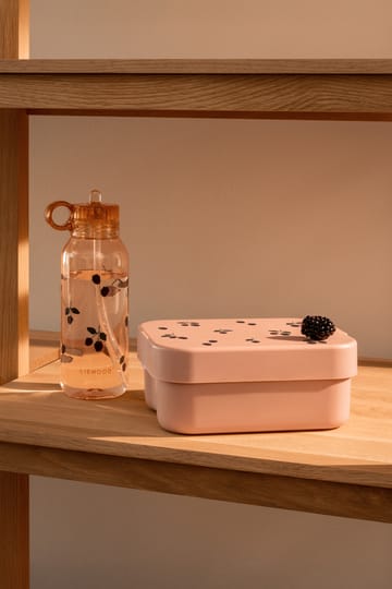 Chelsey printed lunchbox set 2 pieces - Berry-Pale Tuscany - Liewood
