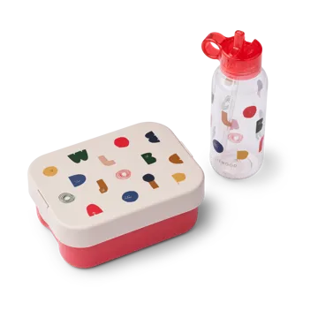 Chelsey printed lunchbox set 2 pieces - Characters-Sandy - Liewood