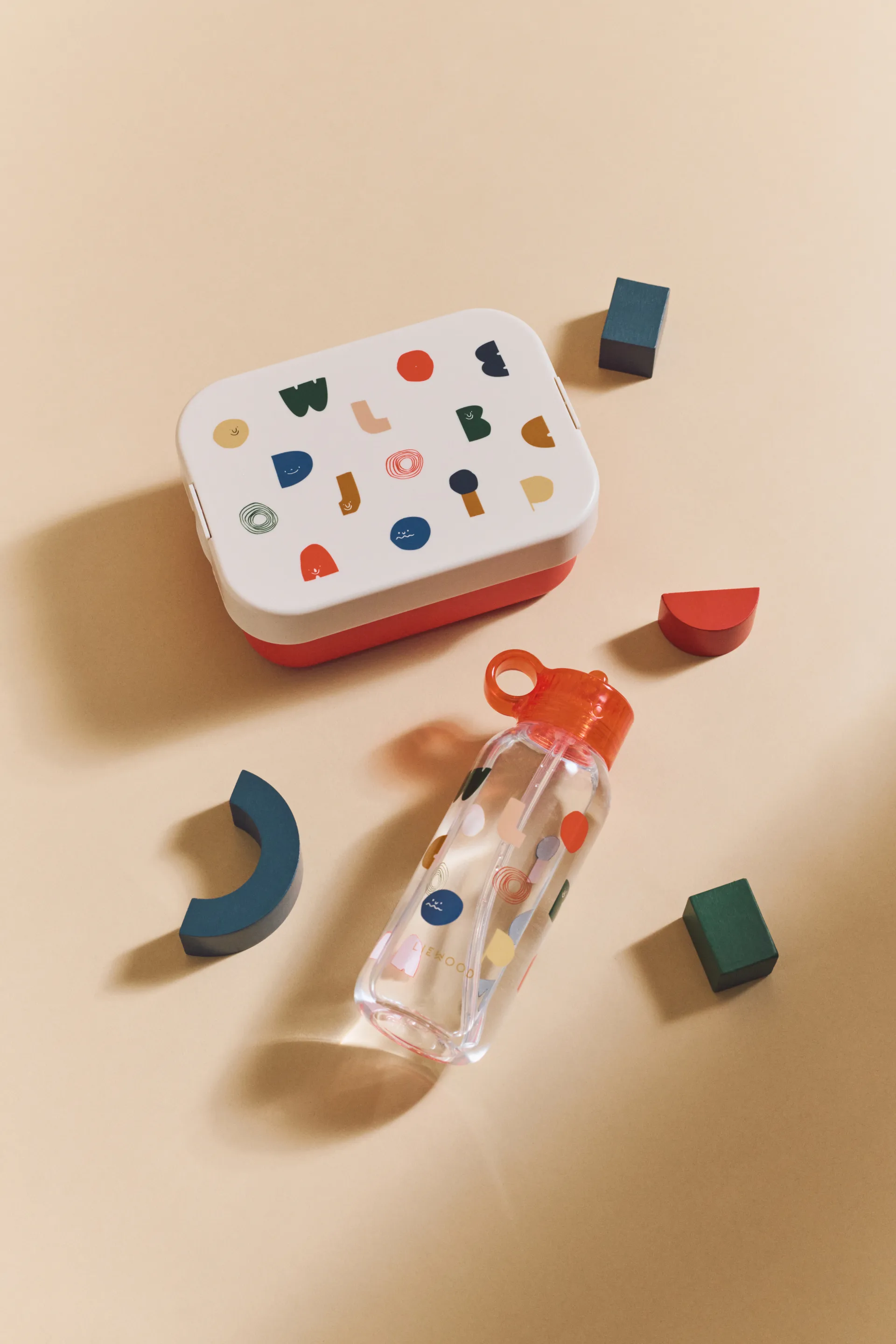 Chelsey printed lunchbox set 2 pieces, Characters-Sandy Liewood