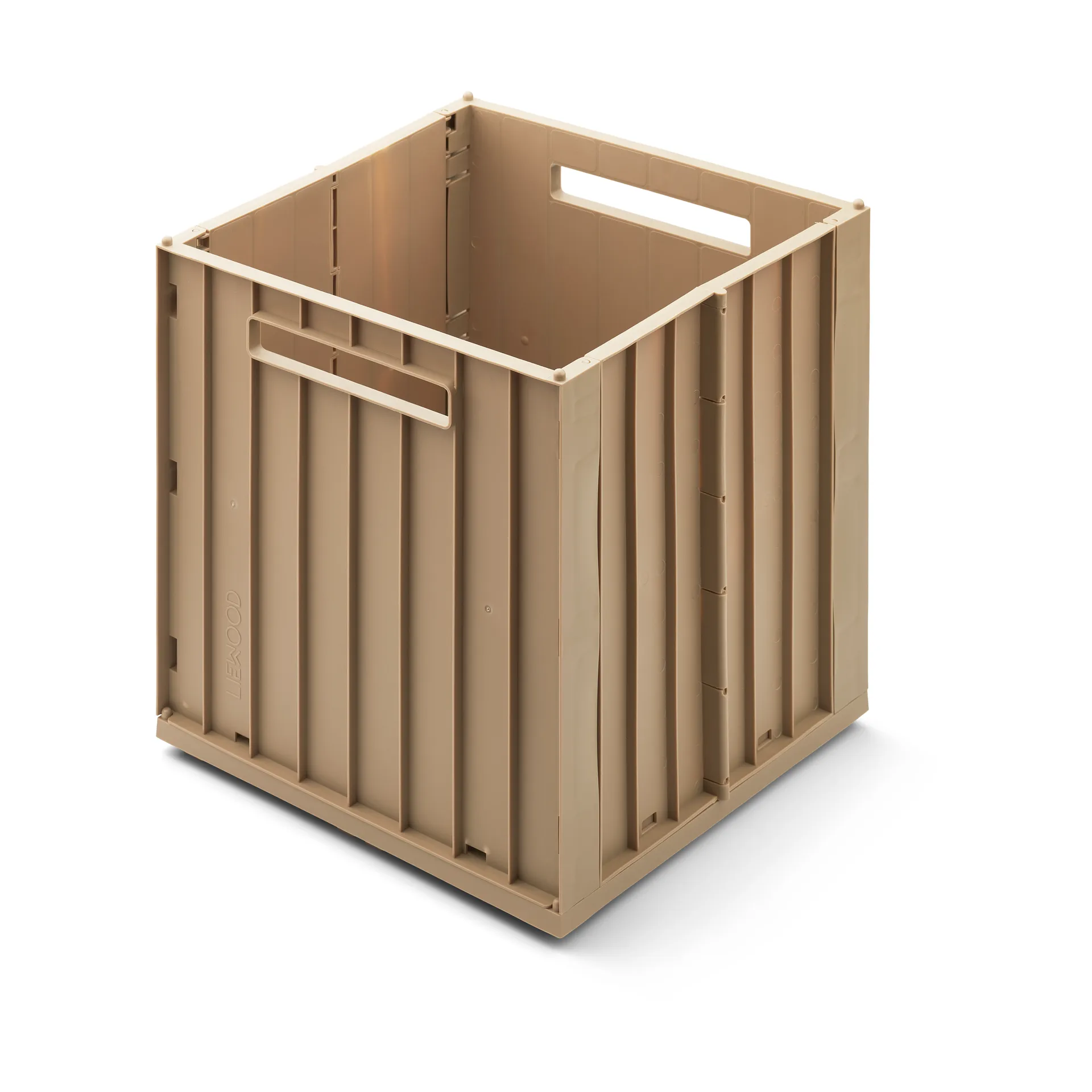 Elijah storage box with lid 31x31 cm, Oat Liewood