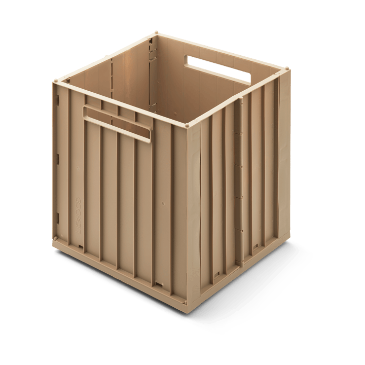 Elijah storage box with lid 31x31 cm, Oat Liewood