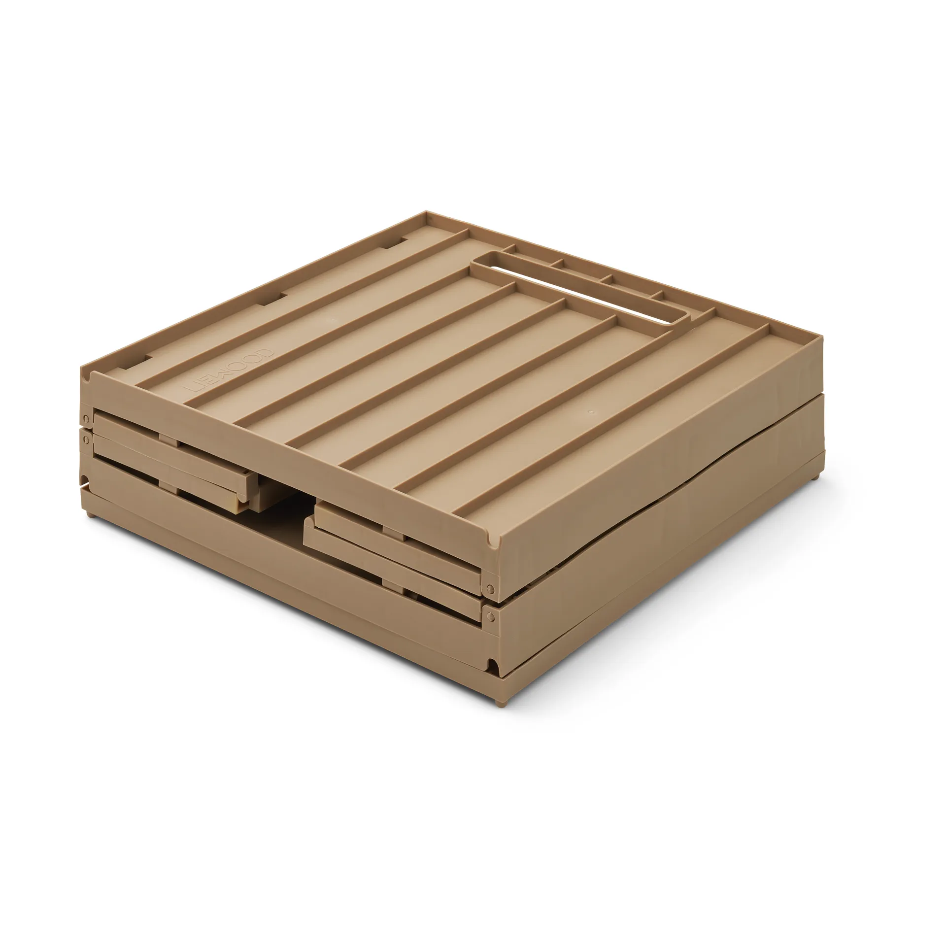 Elijah storage box with lid 31x31 cm, Oat Liewood