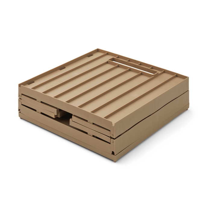 Elijah storage box with lid 31x31 cm, Oat Liewood