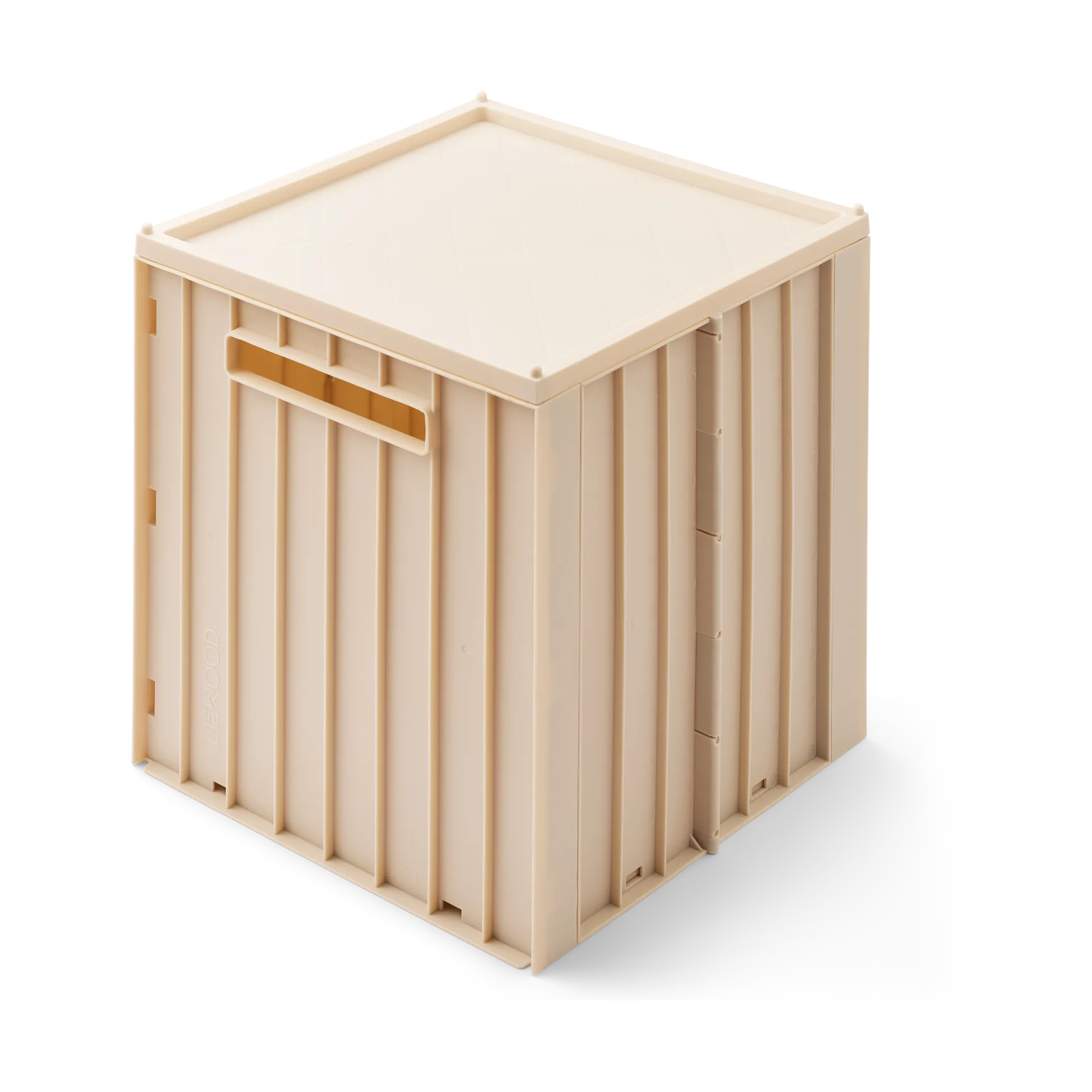 Elijah storage box with lid 31x31 cm, Sandy Liewood