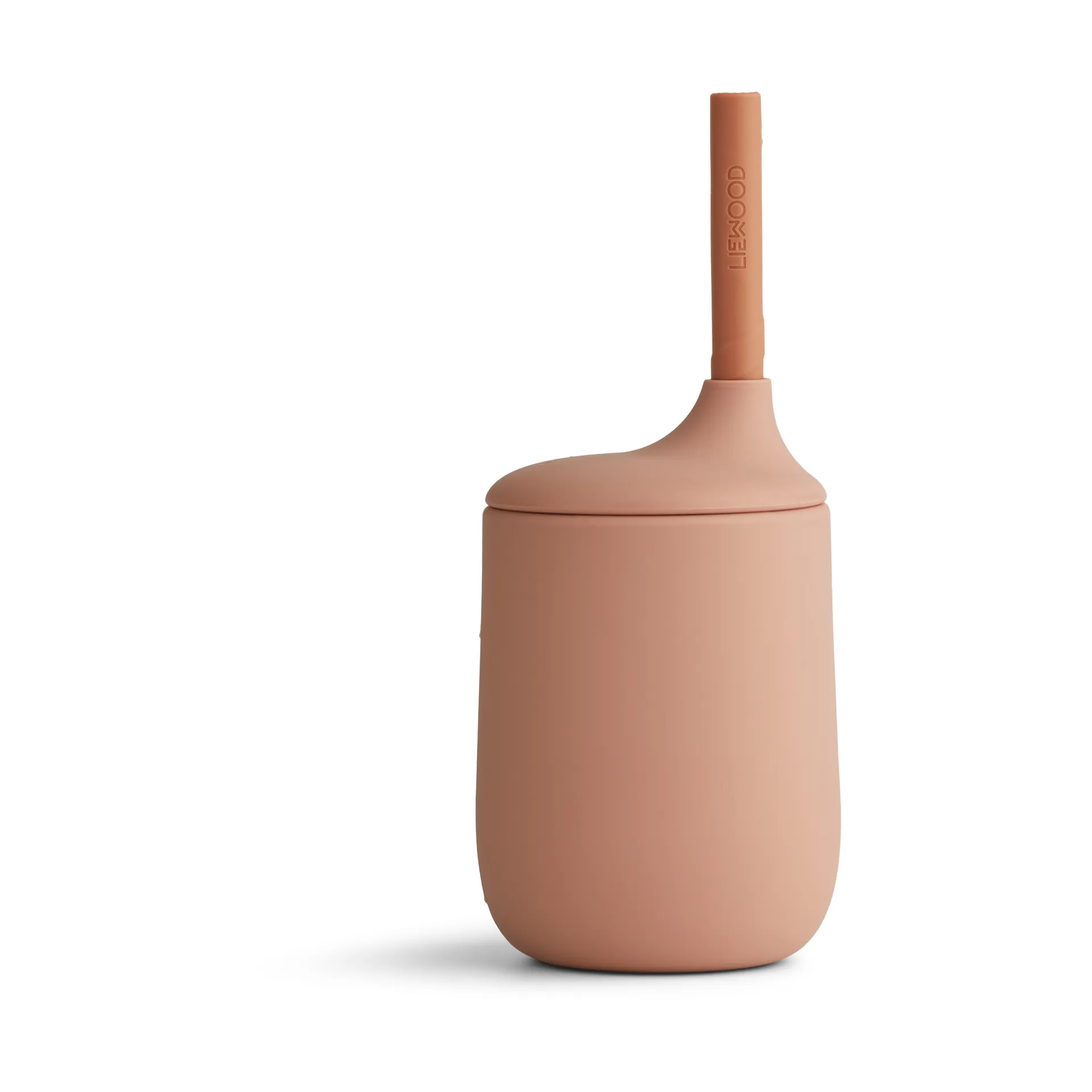 Ellis sippy cup with straw 23 cl, Dark rose-terracotta mix Liewood