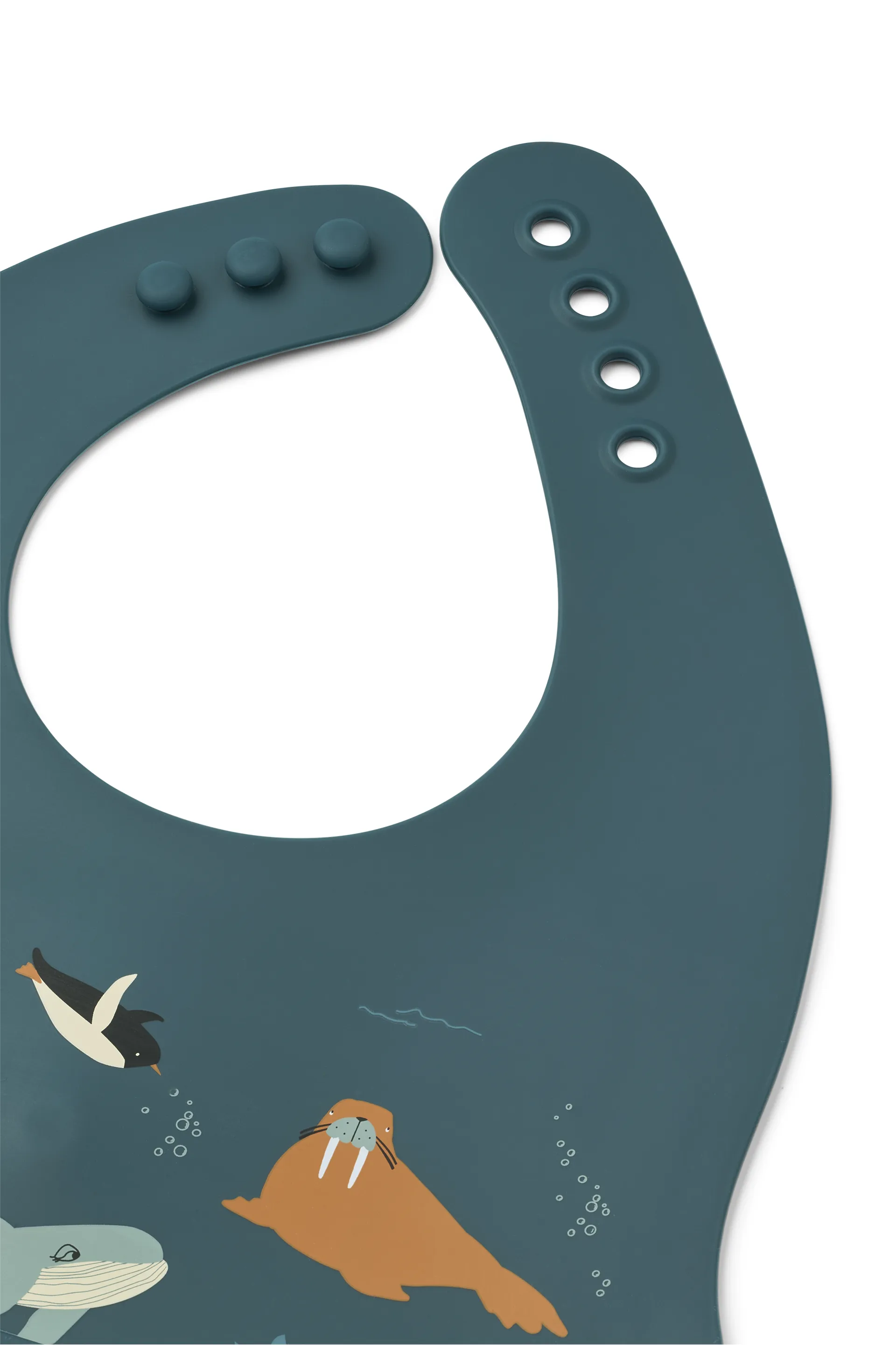 Ember printed bib 2 pieces, Arctic Sea-Ocean view Liewood