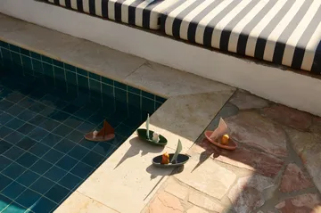 Ensley bath toy boats, 2 pieces - Whale blue multi mix - Liewood