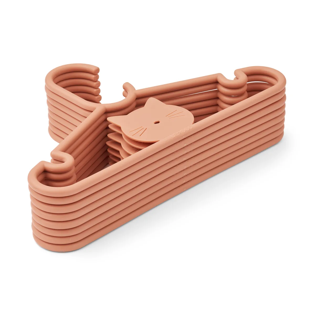 Liewood Falton cat hanger 8-pack Tuscany rose | Scandinavian Design | Clothes racks, coat stands & hangers | Pink