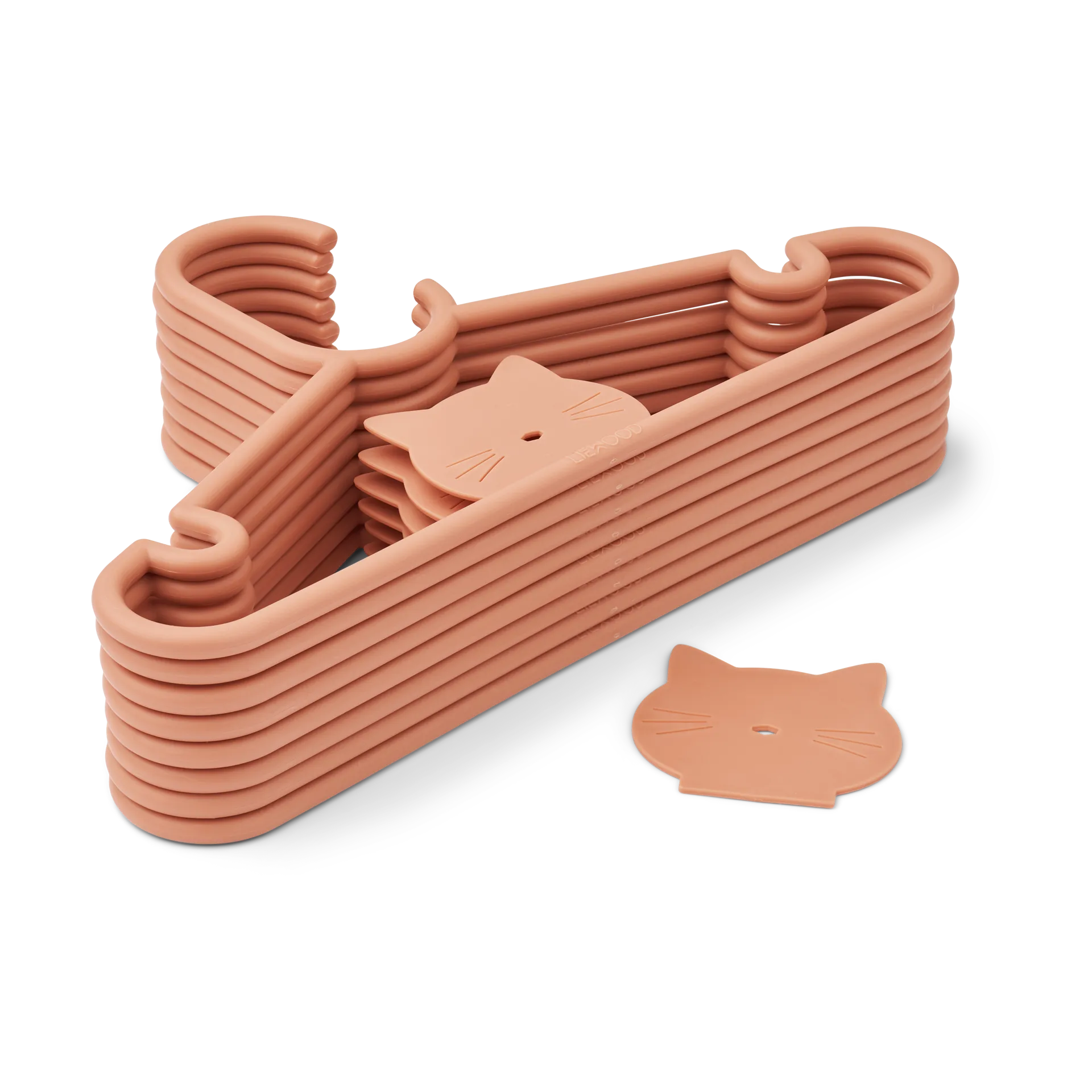 Falton cat hanger 8-pack, Tuscany rose Liewood