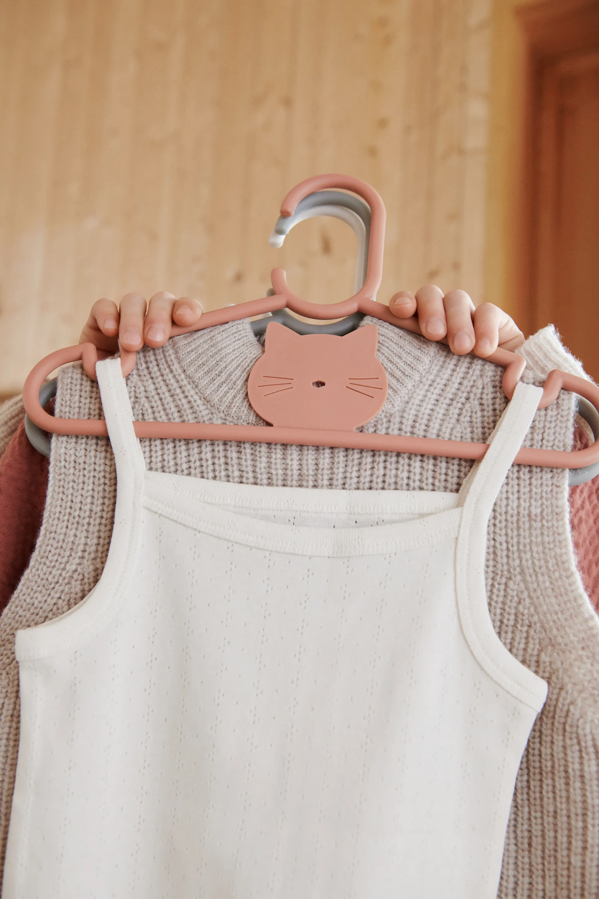 Falton cat hanger 8-pack, Tuscany rose Liewood
