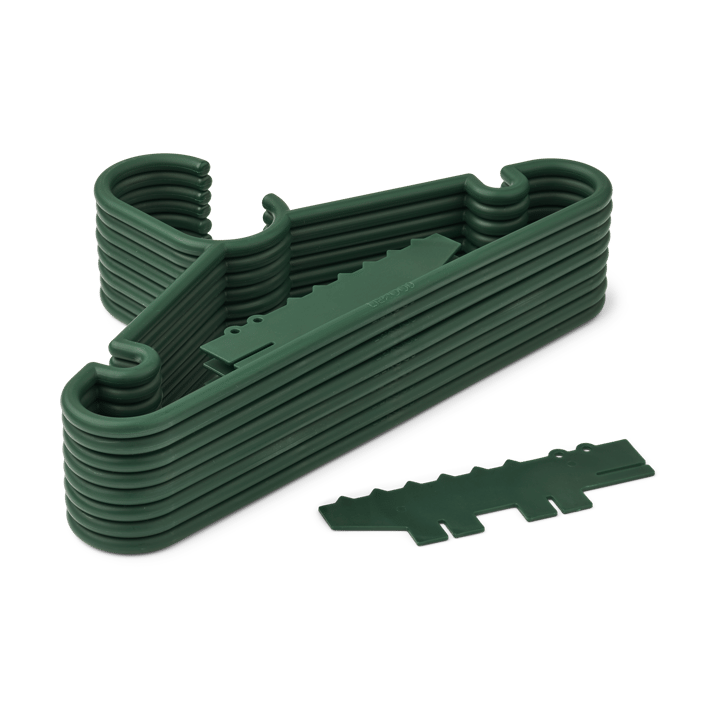 Falton crocodile hanger 8-pack, Garden Green Liewood