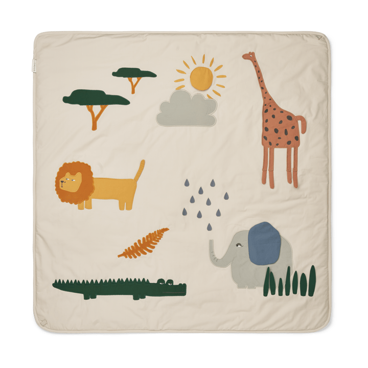 Glenn blanket 110x110 cm - Safari sandy mix - Liewood