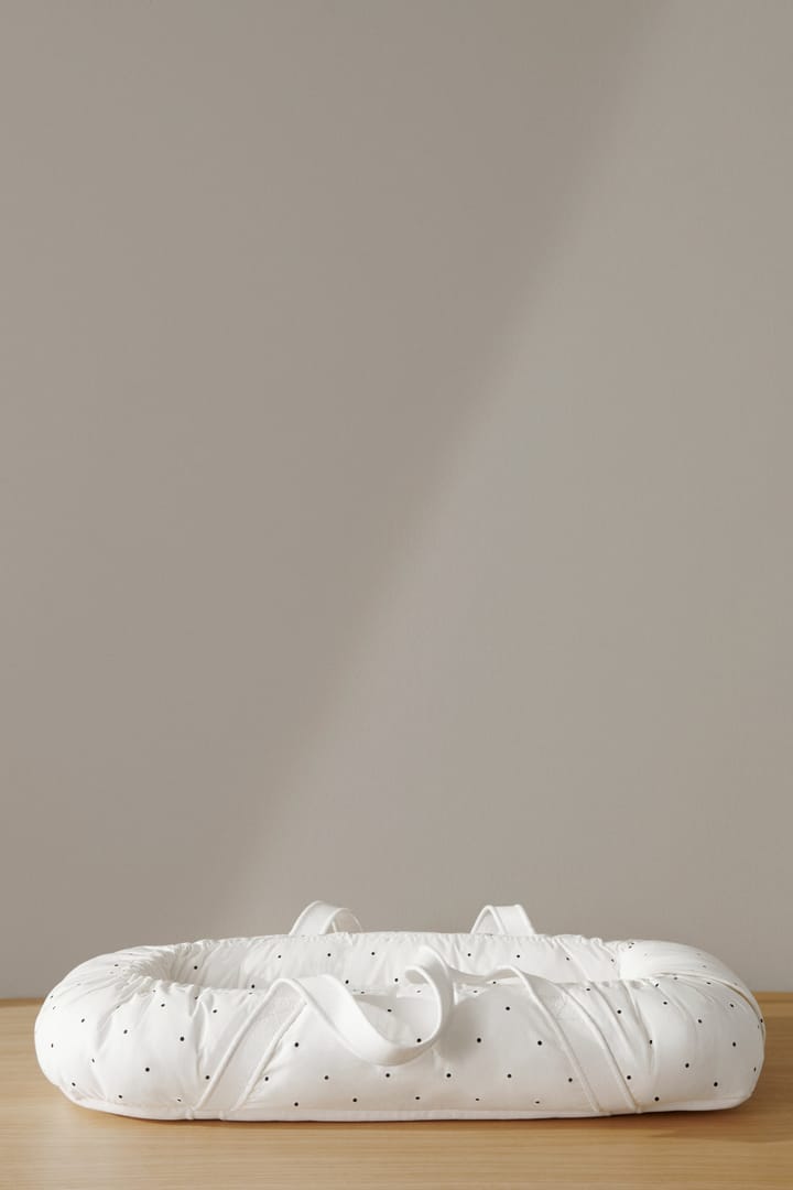 Gro printed babynest, Classic dot creme de la creme Liewood