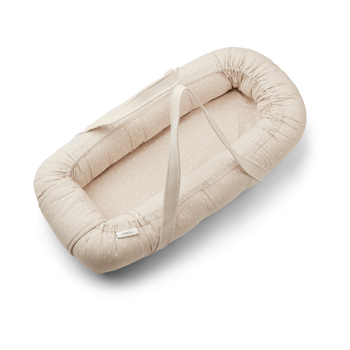 Liewood Gro printed babynest Confetti sandy | Scandinavian Design | Beige
