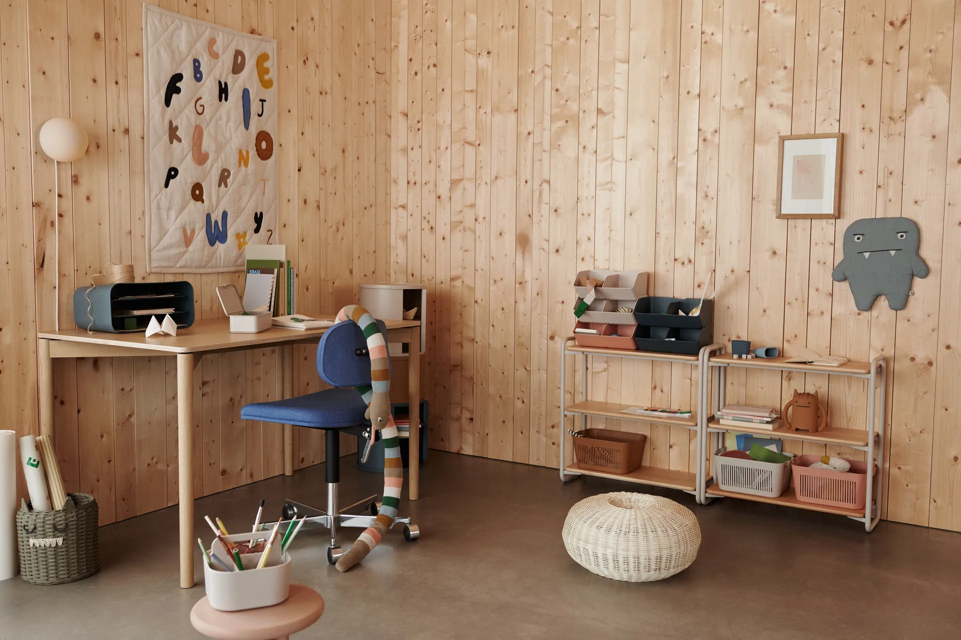 Hope storage caddy storage box 17x32 cm, Whale blue Liewood