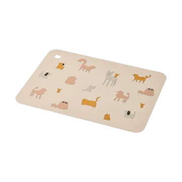 Jude placemat 30.2x42,1 cm - Cats and Dogs-Sandy - Liewood