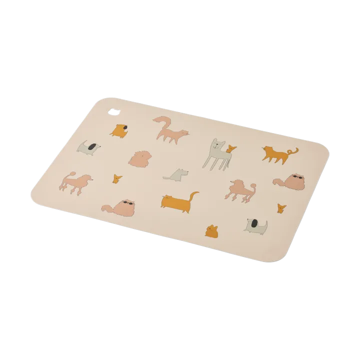 Jude placemat 30.2x42,1 cm - Cats and Dogs-Sandy - Liewood