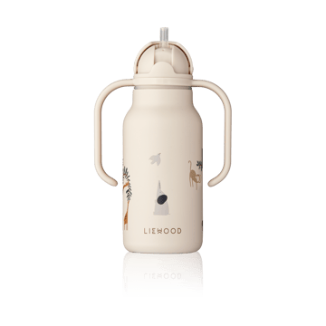 Kimmie water bottle 25 cl - All together-Sandy - Liewood