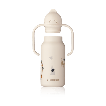 Kimmie water bottle 25 cl - All together-Sandy - Liewood