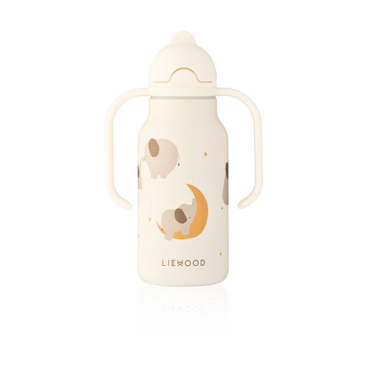 Kimmie water bottle 25 cl - Elephant-Creme de la creme - Liewood