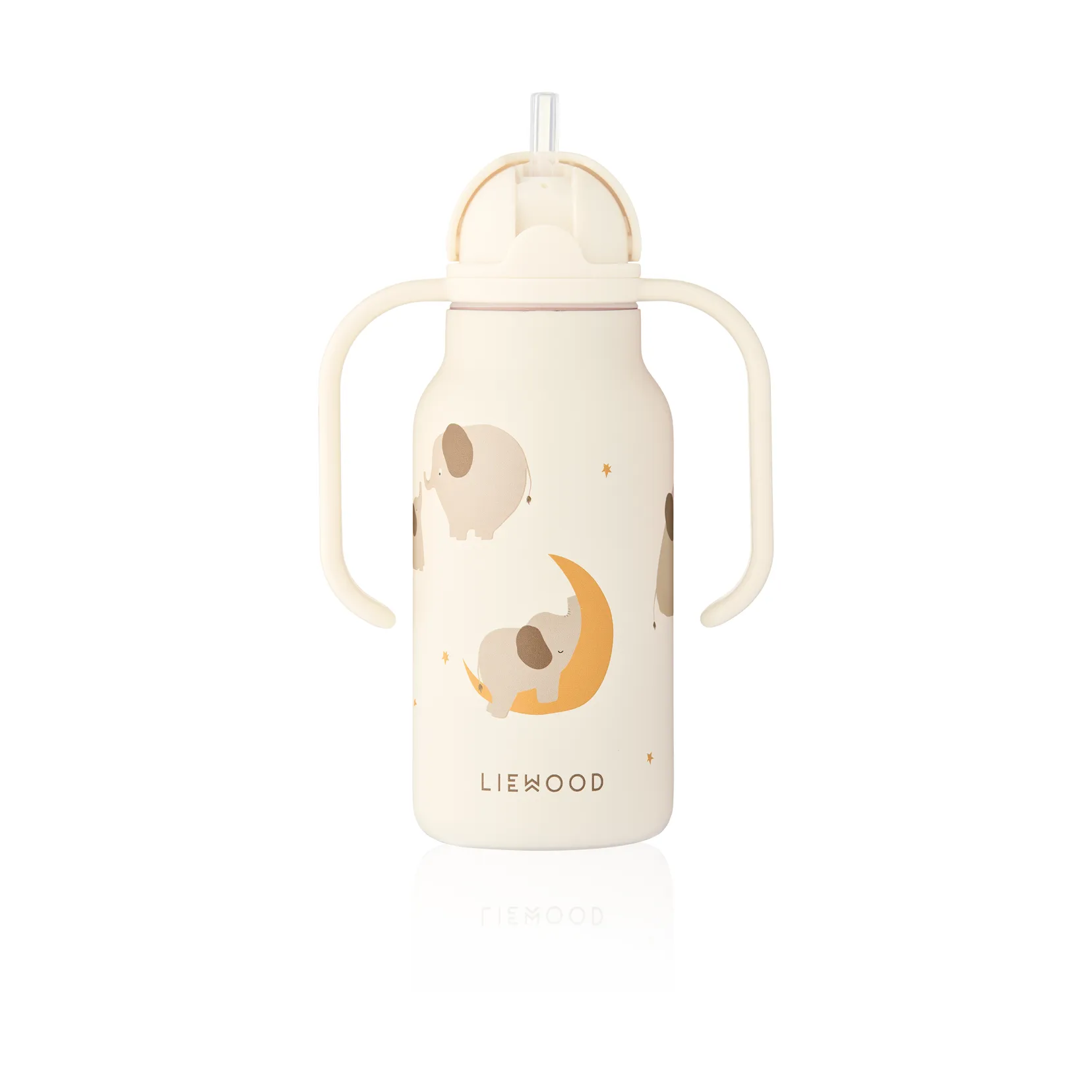 Kimmie water bottle 25 cl, Elephant-Creme de la creme Liewood