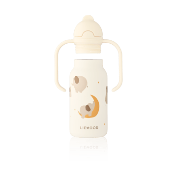 Kimmie water bottle 25 cl - Elephant-Creme de la creme - Liewood