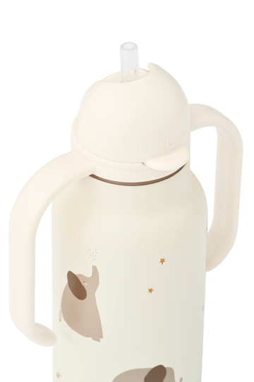 Kimmie water bottle 25 cl - Elephant-Creme de la creme - Liewood