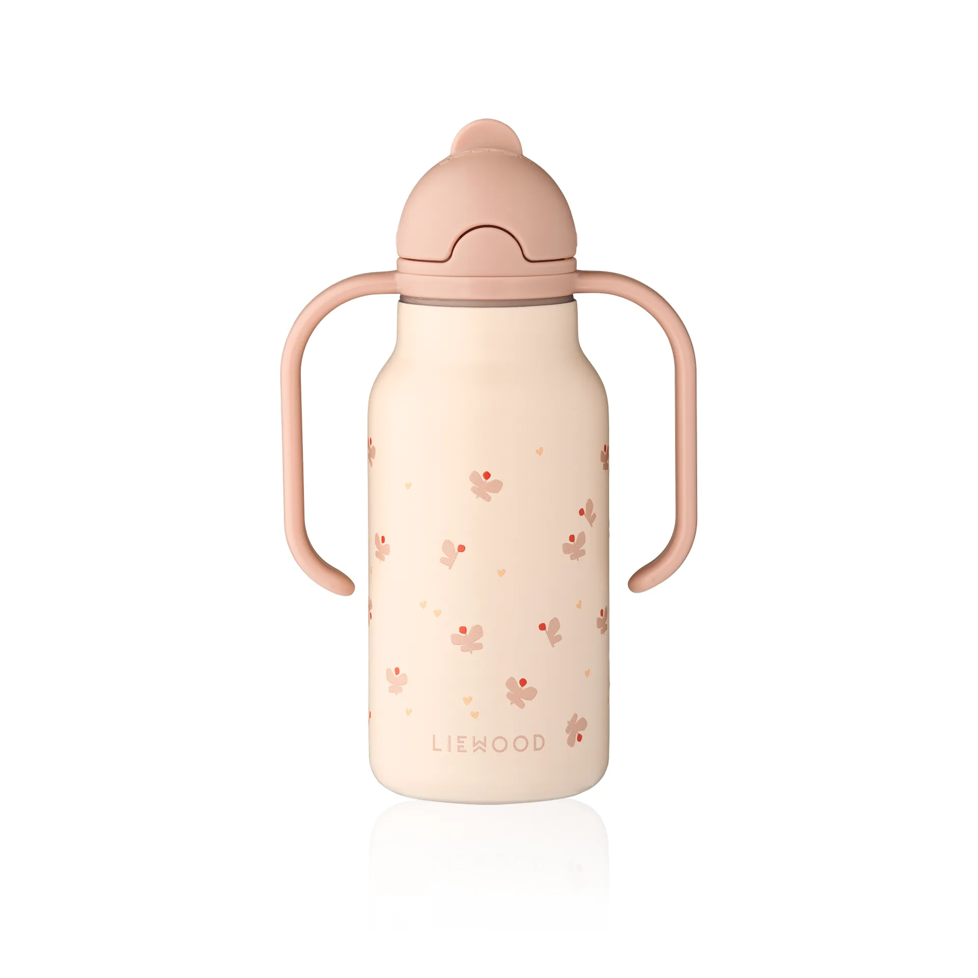 Kimmie water bottle 25 cl, Mini Butterfly-apple blossom Liewood