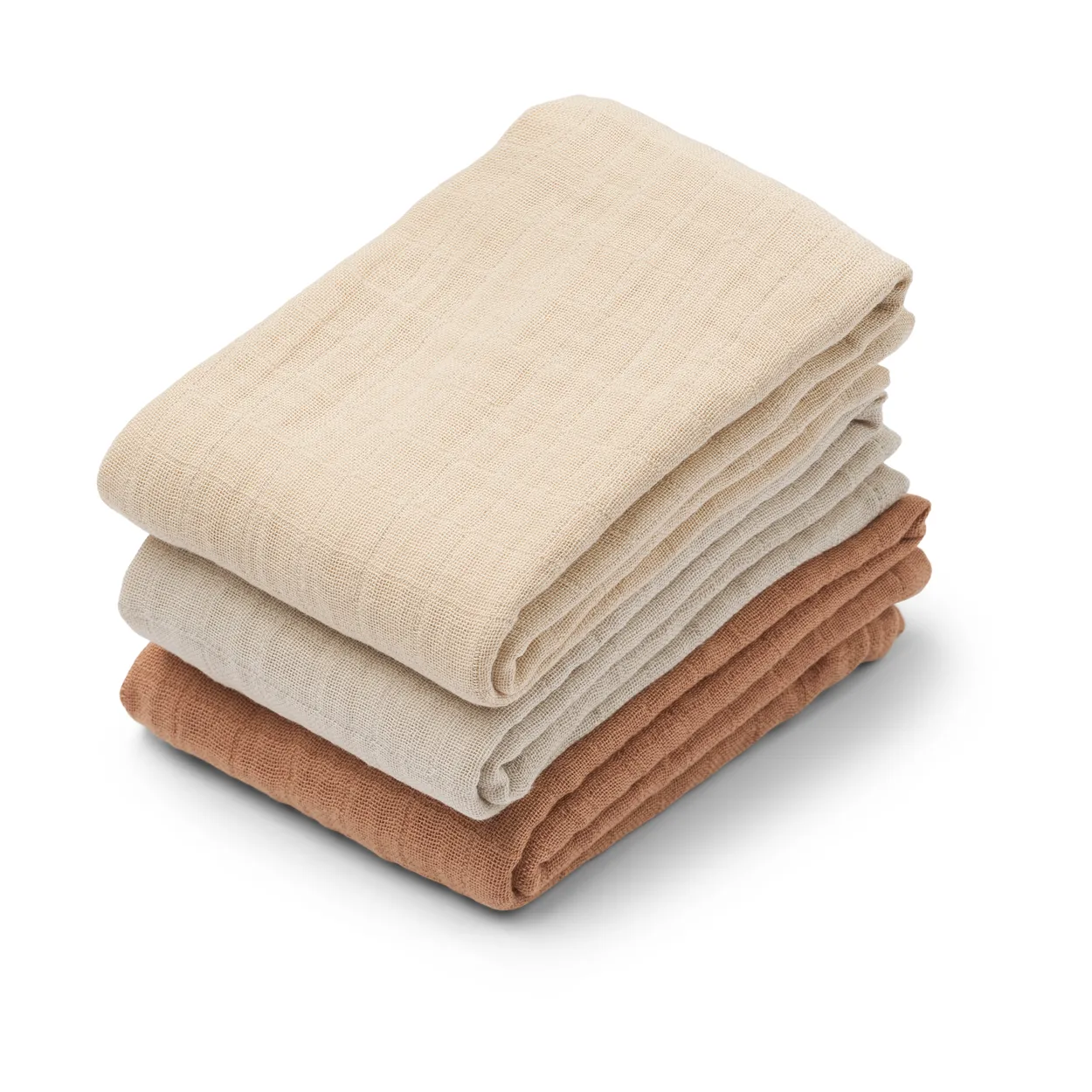 Liewood Lewis muslin blanket 3 pieces 65x65 cm Tuscany rose mix