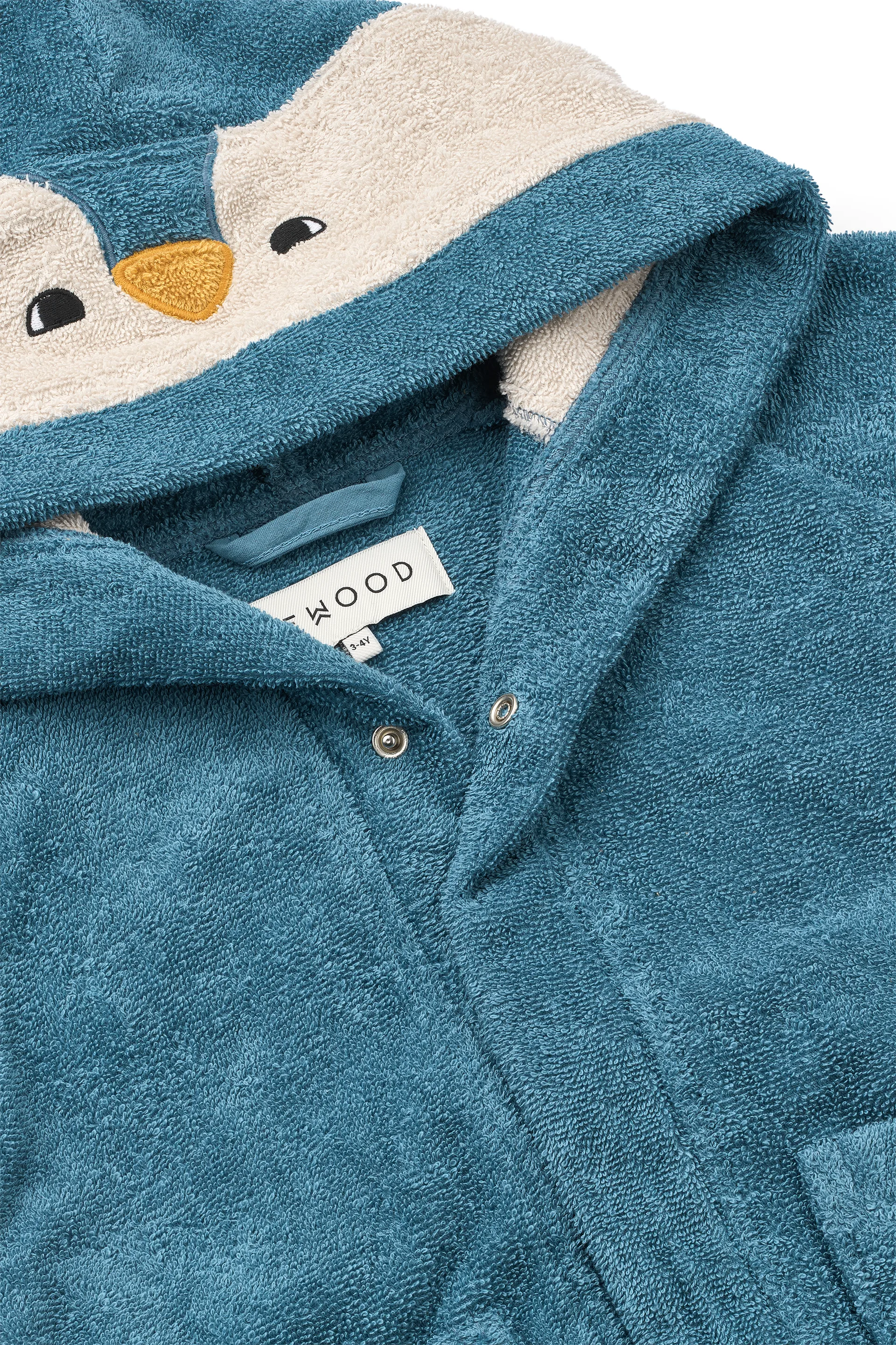Lily bathrobe, Penguin oceanview mix, 1-2 years Liewood