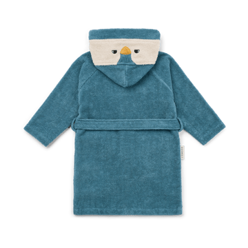 Lily bathrobe, Penguin oceanview mix - 7-8 years - Liewood