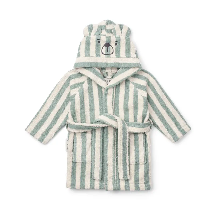 Lily bathrobe peppermint crème de la crème stripe - 7–8 years - Liewood