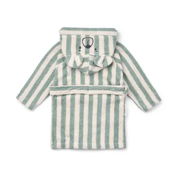 Lily bathrobe peppermint crème de la crème stripe - 7–8 years - Liewood