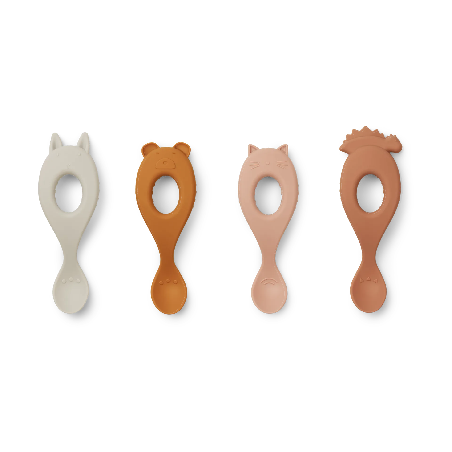 Livia spoon 4 pieces, Rose mix Liewood