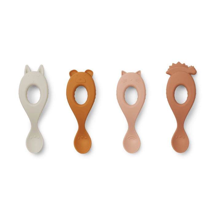 Livia spoon 4 pieces - Rose mix - Liewood