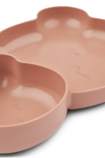 Magus Bear Divider plate, 2 parts - Pale Tuscany - Liewood