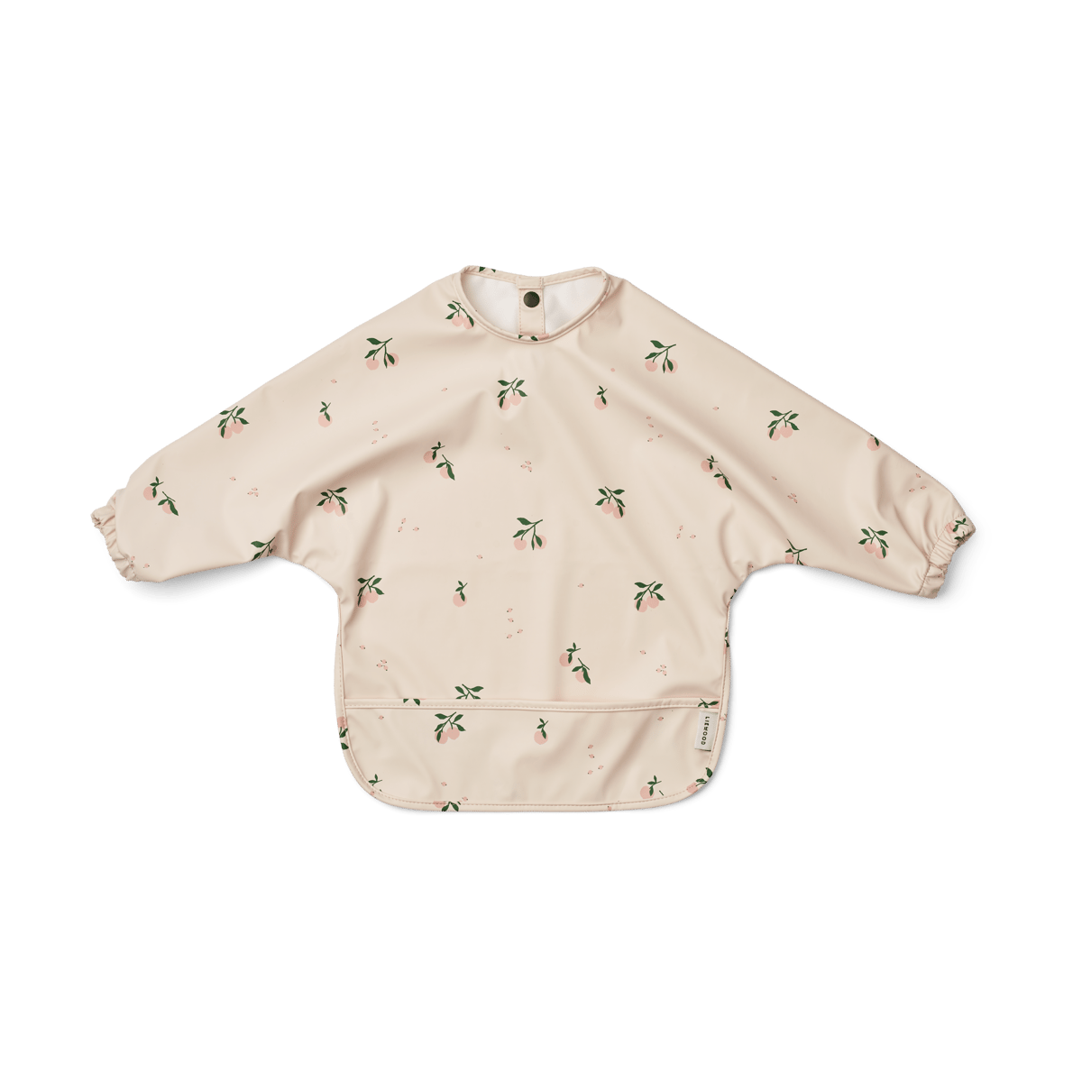 Liewood Merle bib with sleeve Peach-Sea shell mix | Scandinavian Design | Other kitchen utensils | Beige