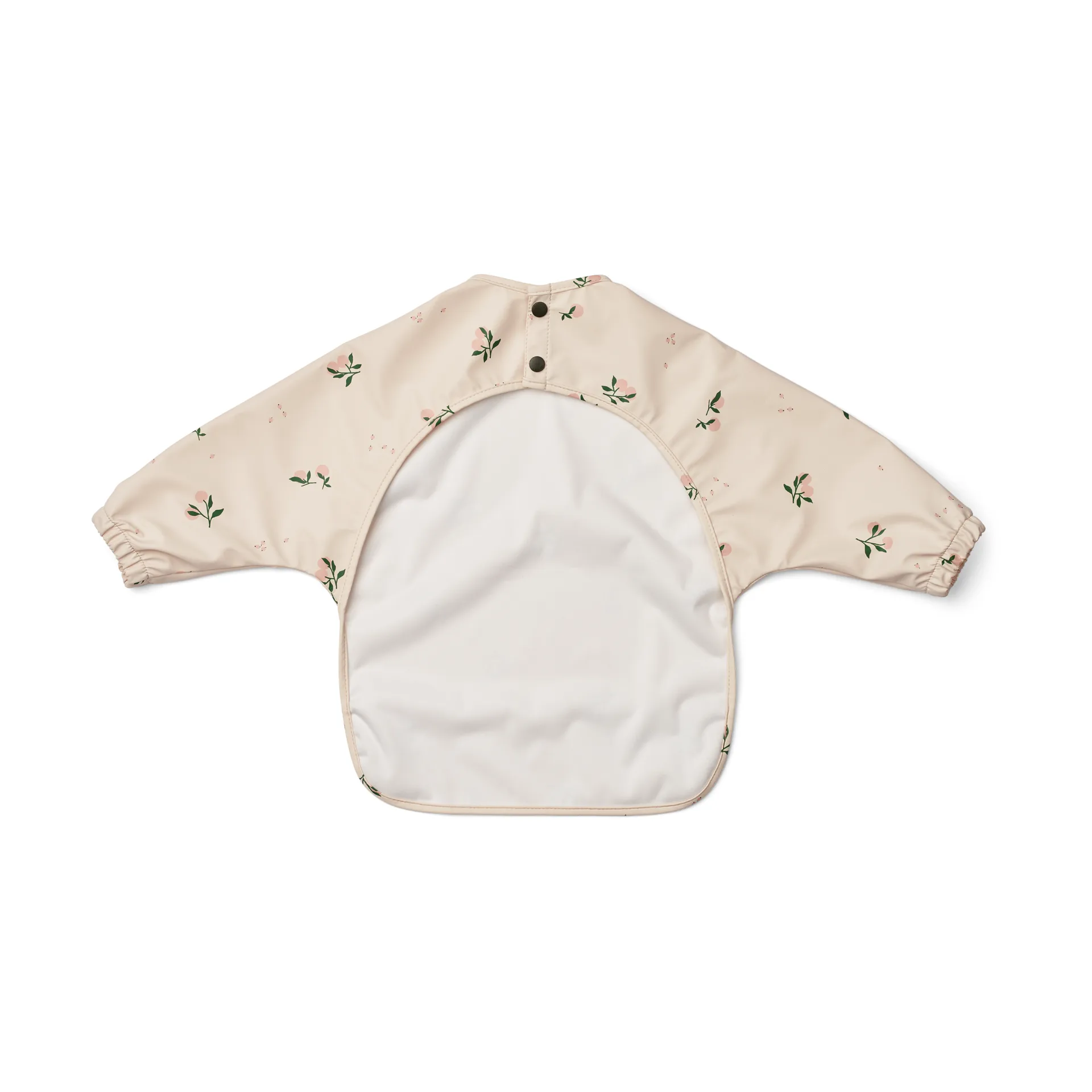 Merle bib with sleeve, Peach-Sea shell mix Liewood