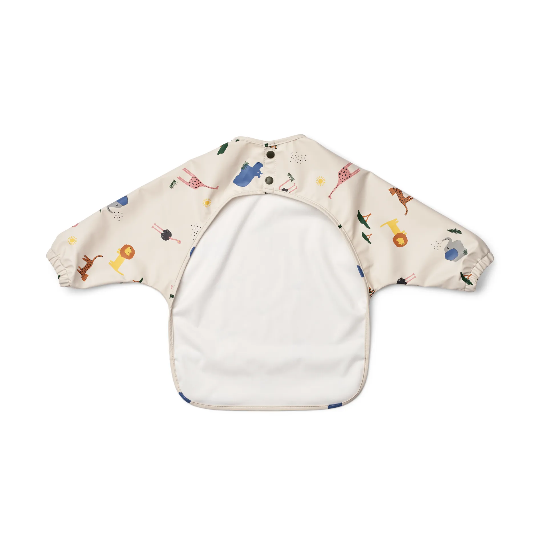 Merle bib with sleeve, Safari sandy mix Liewood