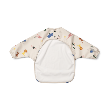 Merle bib with sleeve - Safari sandy mix - Liewood
