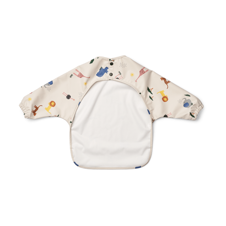 Merle bib with sleeve, Safari sandy mix Liewood