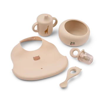 Mileah baby mealtime set - Apple blossom - Liewood