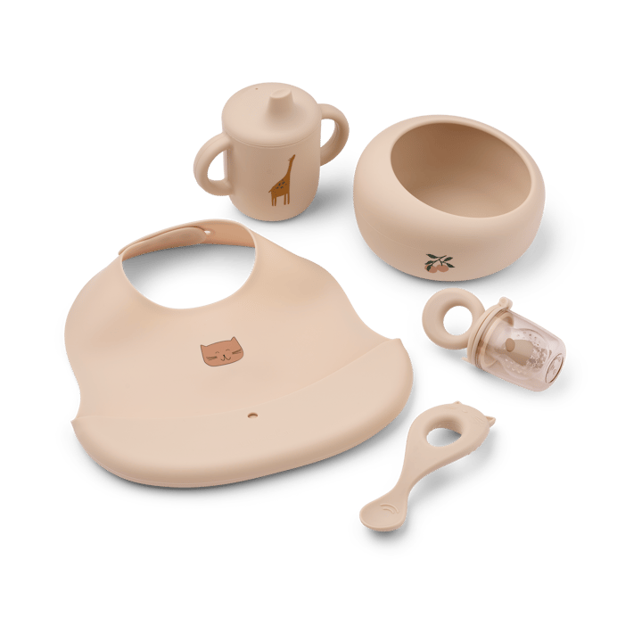 Mileah baby mealtime set - Apple blossom - Liewood