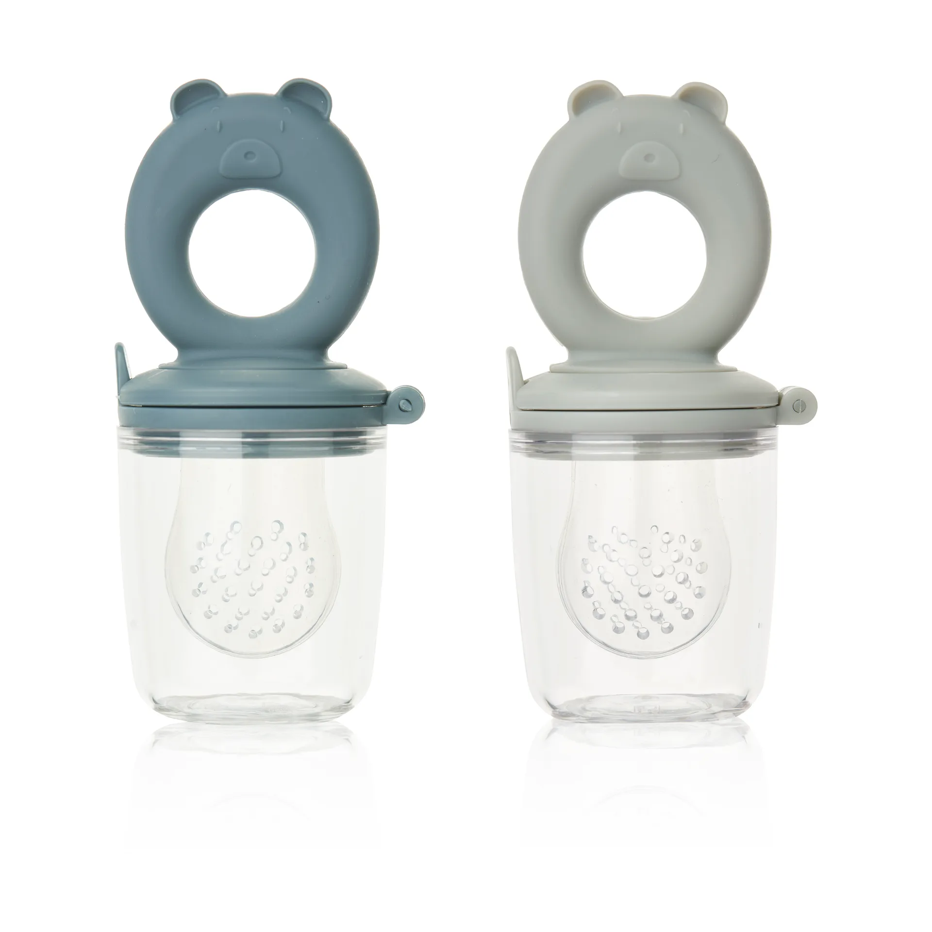 Miranda tasting button 2 pieces, Whale blue-Dove blue Liewood